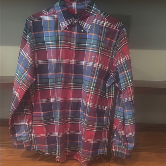 Polo Ralph Lauren Other - Polo by Ralph Lauren Red and Blue Casual Button Down Shirt